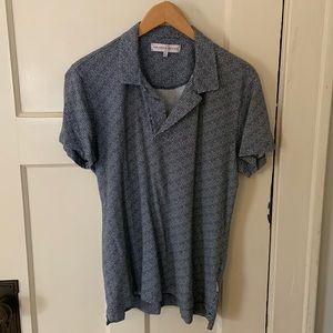 Orlebar Brown patterned polo.